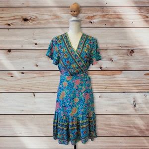 Zesica wraparound dress